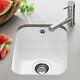 NEW Villeroy & Boch Cisterna 45 White Ceramic 1.0 Bowl Undermount Kitchen Sink