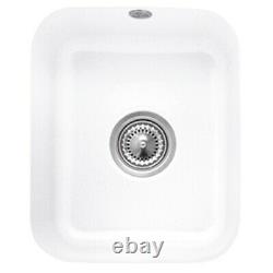 NEW Villeroy & Boch Cisterna 45 White Ceramic 1.0 Bowl Undermount Kitchen Sink