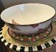 NWT Mackenzie-childs Xl Large Butterfly Garden Every Day Serving Bowl Retired