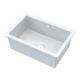 Nuie Undermount Fireclay Kitchen Sink Inset Single Bowl with Overflow 711mm