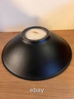 Okuya Ramen Large Black Ceramic Soup Noodle / Fruit / Salad/ Pasta Bowl