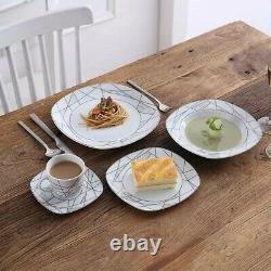 PRE ORDER Serena 60X Ceramic Porcelain Dinner Set Plates Bowls Cups Tableware