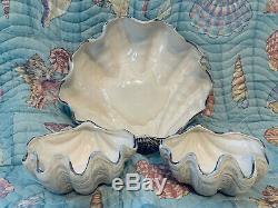 Pottery Barn Under The Sea Shell Bowls Set of 3 Decorative/Collectible