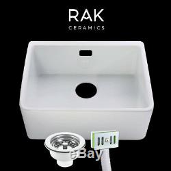 RAK Ceramic Belfast Butler Kitchen Sink 1.0 Bowl & FREE Overflow Waste GOSINK2