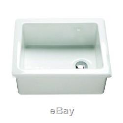 RAK Laboratory 4 Ceramic Belfast Kitchen Sink 1.0 Bowl 460mm L x 365mm W White