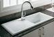 RAK New Gourmet 4 Single Bowl Fireclay Inset Ceramic Kitchen Sink waste included