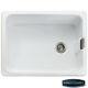 Rangemaster Belfast 1.0 Bowl White Ceramic Kitchen Sink CCBL595WH/