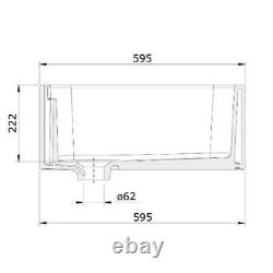 Rangemaster Farmhouse Belfast Kitchen Sink Single Bowl Ceramic White FREE Waste