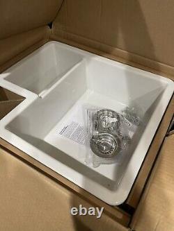 Rangemaster New Rustique Undermount White Ceramic Kitchen Sink 1.3 / 1.5 Bowl