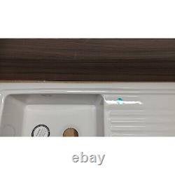 Reginox 1.0 Bowl White Ceramic Reversible Kitchen Sink & Waste RL304CW