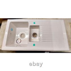 Reginox 1.5 Bowl White Ceramic Kitchen Sink RL301CW Grade B item