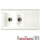 Reginox 1.5 Bowl White Ceramic Reversible Kitchen Sink & Waste RL301CW