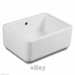 Reginox Belfast Contemporary 1 Bowl White Ceramic Reversible Kitchen Sink