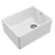 Reginox Belfast II 1.0 Bowl White Ceramic Kitchen Sink With Weir Overflow