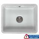 Reginox Mataro 1.0 Bowl White Ceramic Undermount Kitchen Sink & Waste