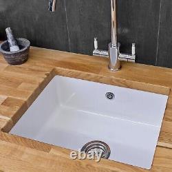 Reginox Mataro II Single Bowl Ceramic Undermount Kitchen Sink 555 x 430mm