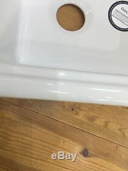 Reginox RL304CW Ceramic Single Bowl Kitchen Sink White