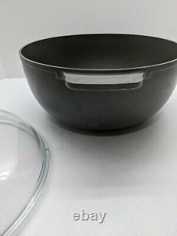 Scanpan 2001+ 10 QT. Dutch Oven / Stockpot with Pyrex Lid Made in Denmark