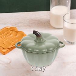 Set of 3 Ceramics Pumpkin Dessert Bowls Child Snack Storage