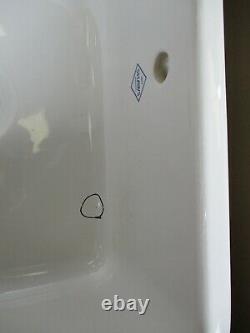 Shaws Classic Butler 600 (scbu600wh), 1.0 Bowl White Ceramic Sink Sh21118