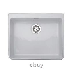 Single Bowl White Ceramic Belfast / Butler Kitchen Sink Ta BUN/ESMEWH595/85404