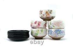 Small Japanese Matcha Tea Set Bowl, Scoop, Whisk & Stand 5 To Choose From