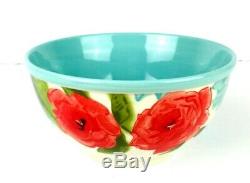 The Pioneer Woman Vintage Coll. 5 Pc. Ceramic Bowl Set Floral Blooms Polka Dots