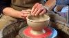 Throwing Making A Rolled Rimmed Pottery Rose Bowl On The Wheel