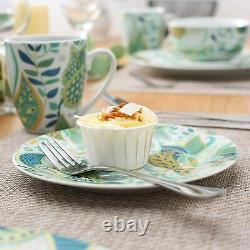 VEWEET Elina 32pc Dinner Set Cereal Bowls Porcelain Kitchen Dessert Plates Mugs