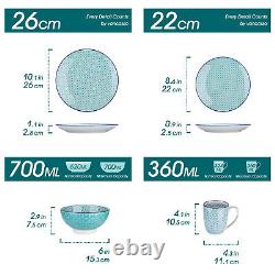 Vancasso Ceramic 16/32piece Dining Set Japanese Dinnerware Set Plates Bowls Mugs