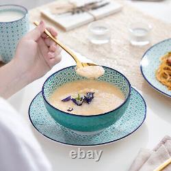 Vancasso Ceramic 16/32piece Dining Set Japanese Dinnerware Set Plates Bowls Mugs