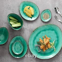 Vancasso Coco 22pcs Dinner Set Stoneware Bowls Side Dish Saucers Serving Platter