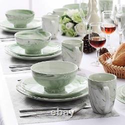 Vancasso DINNER SET TABLEWARE SERVICE PLATES BOWLS Plates PORCELAIN 4/16/32 Sets
