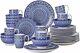 Vancasso Mandala 32pc Dinner Set Bowl Plate Side Porcelain Kitchen Service Mugs