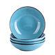 Vancasso Navia Sea Blue Porcelain Dinner Set Stoneware Tableware Plates Bowls