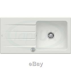 Villeroy & Boch Architectura 60 1.0 Bowl White Ceramic Kitchen Sink NO WASTE