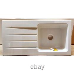 Villeroy & Boch Architectura 60 1.0 Bowl White Ceramic Kitchen Sink NO WASTE