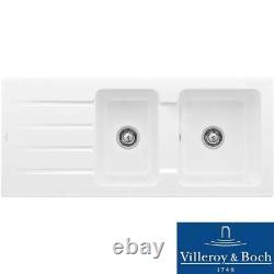Villeroy & Boch Architectura 80 1.75 Bowl White Ceramic Kitchen Sink NO WASTE