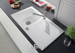Villeroy & Boch Archtectura 60 Single Bowl Reverable White Ceramic Kitchen Sink