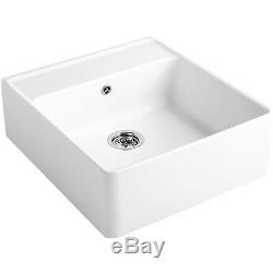 Villeroy & Boch Butler 60 1.0 Bowl White Ceramic Kitchen Sink NO WASTE