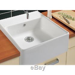 Villeroy & Boch Butler 60 1.0 Bowl White Ceramic Kitchen Sink NO WASTE