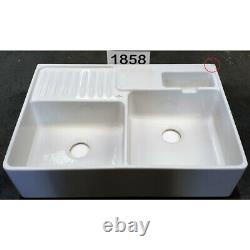 Villeroy & Boch Butler 90 2.0 Bowl White Ceramic Kitchen Sink Graded Refurbished