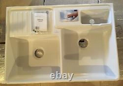 Villeroy & Boch Butler 90 2.0 Bowl White Ceramic Kitchen Sink NO WASTE