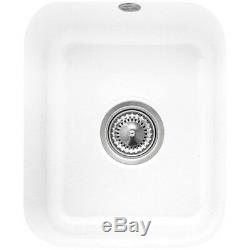 Villeroy & Boch Cisterna 45 1.0 Bowl White Ceramic Undermount Kitchen Sink