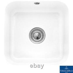 Villeroy & Boch Cisterna 50 1.0 Bowl White Ceramic Kitchen Sink NO WASTE