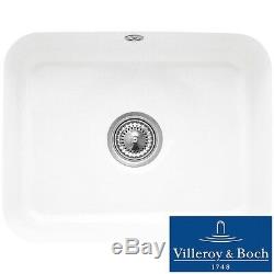 Villeroy & Boch Cisterna 60c 1.0 Bowl White Ceramic Undermount Sink NO WASTE