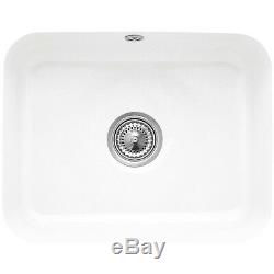 Villeroy & Boch Cisterna 60c 1.0 Bowl White Ceramic Undermount Sink NO WASTE