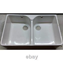 Villeroy & Boch Farmhouse 80 2.0 White Ceramic Kitchen Sink Graded Refurbished
