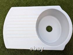 Villeroy & Boch Lagor Evier Grani Pearl Ceramic Kitchen Sink 795 x 500 x 220 mm