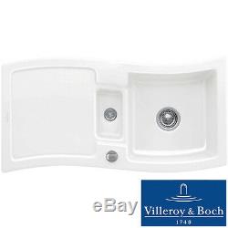Villeroy & Boch New Wave 60 1.5 Bowl White Ceramic Kitchen Sink NO WASTE